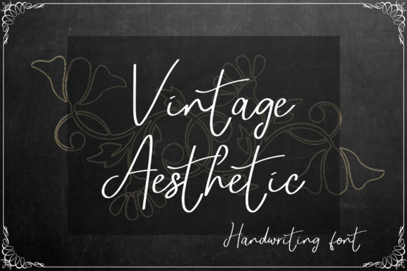 Vintage Aesthetic Script & Handwritten Font By erik studio
