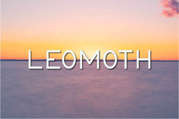 Leomoth Sans Serif Font By A Christie