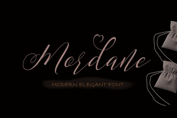 Mordane Script & Handwritten Font By gatype