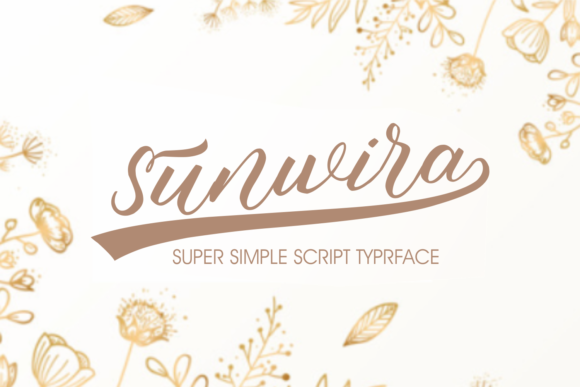 Sunwira Script & Handwritten Font By zamjump