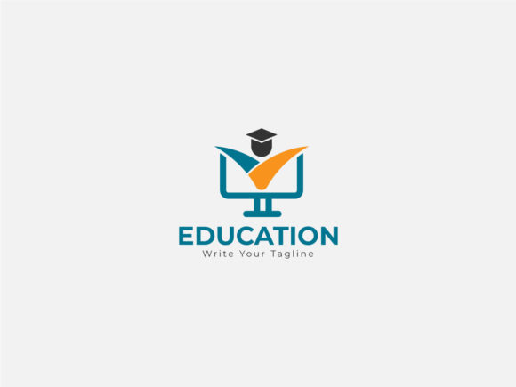 Education Logo Online Class Concept Graphic Logos By armanmojumdar49