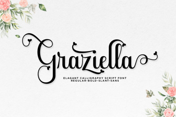 Graziella Script Script & Handwritten Font By Black Studio