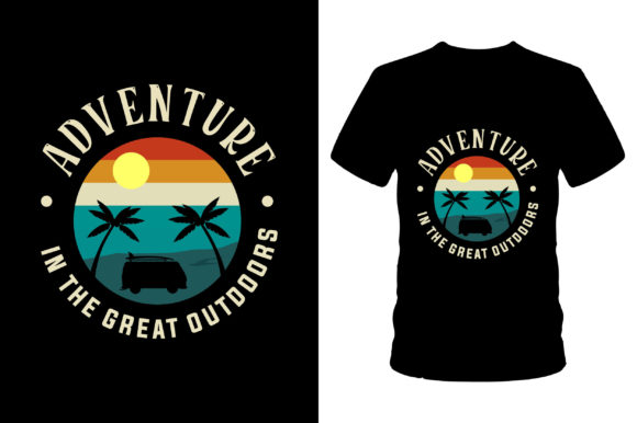 Adventure is the Great Outdoors Graphic T-shirt Designs By sahirtshirt