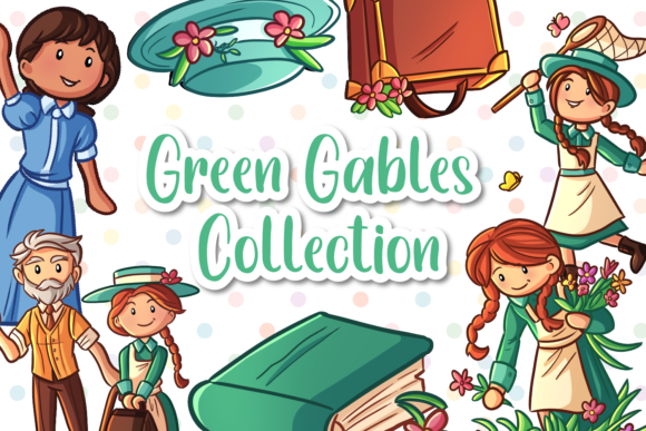 Green Gables Clip Art Collection Graphic Illustrations By Keepinitkawaiidesign