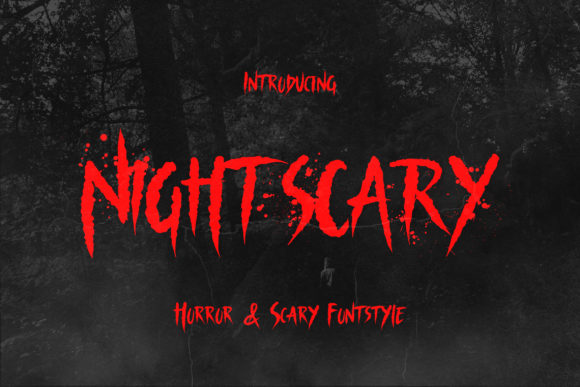 Nightscary Display Font By TypeFactory