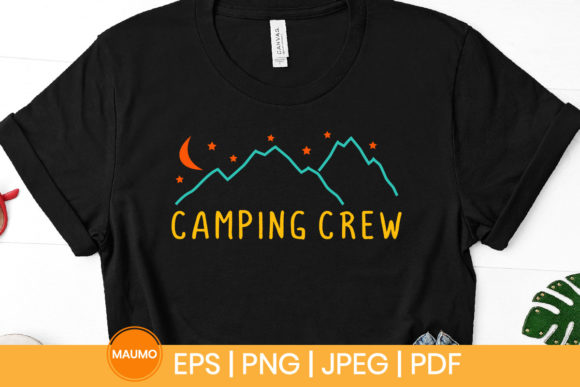 Camping Crew Sublimation Design Grafica Modelli Grafici Di Maumo Designs