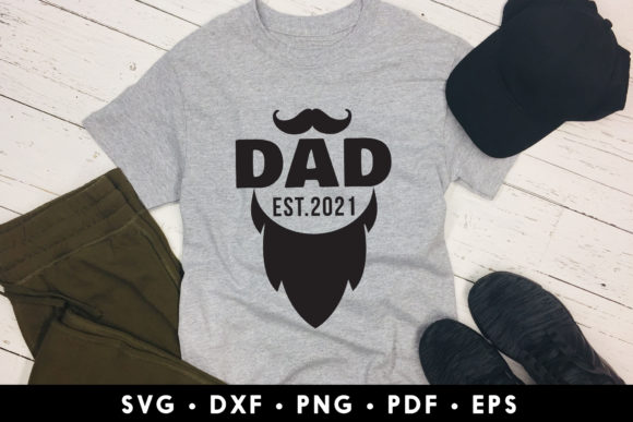 Dad, Father's Day SVG Illustration Artisanat Par CraftlabSVG