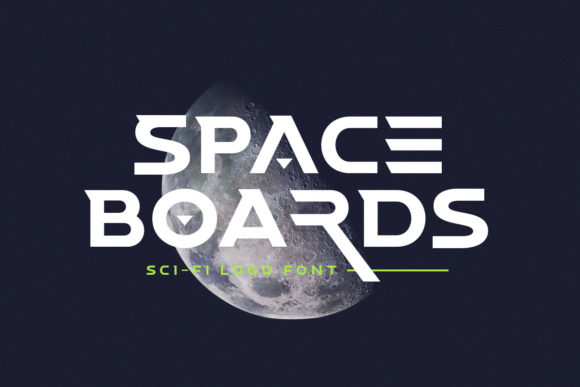 Space Boards Czcionki szeryfowe typu Slab Serif Czcionka Przez saridezra