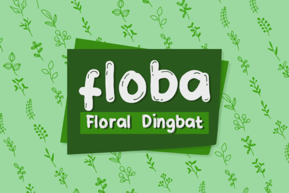 Floba Dingbats Font By Letterayu