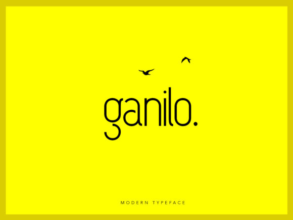 Ganilo Sans Serif Font By Design Stag