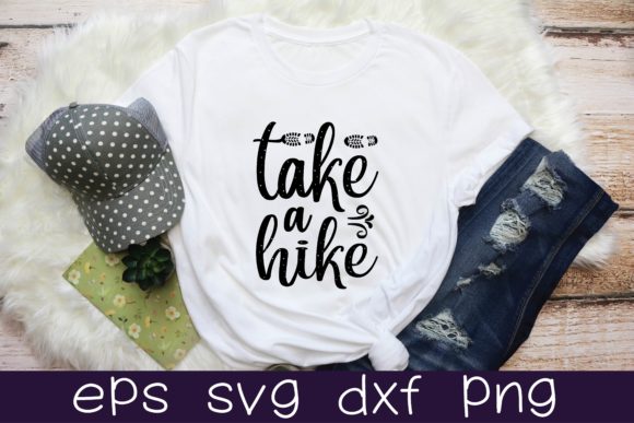 Take a Hike Graphic T-shirt Designs By CraftStore