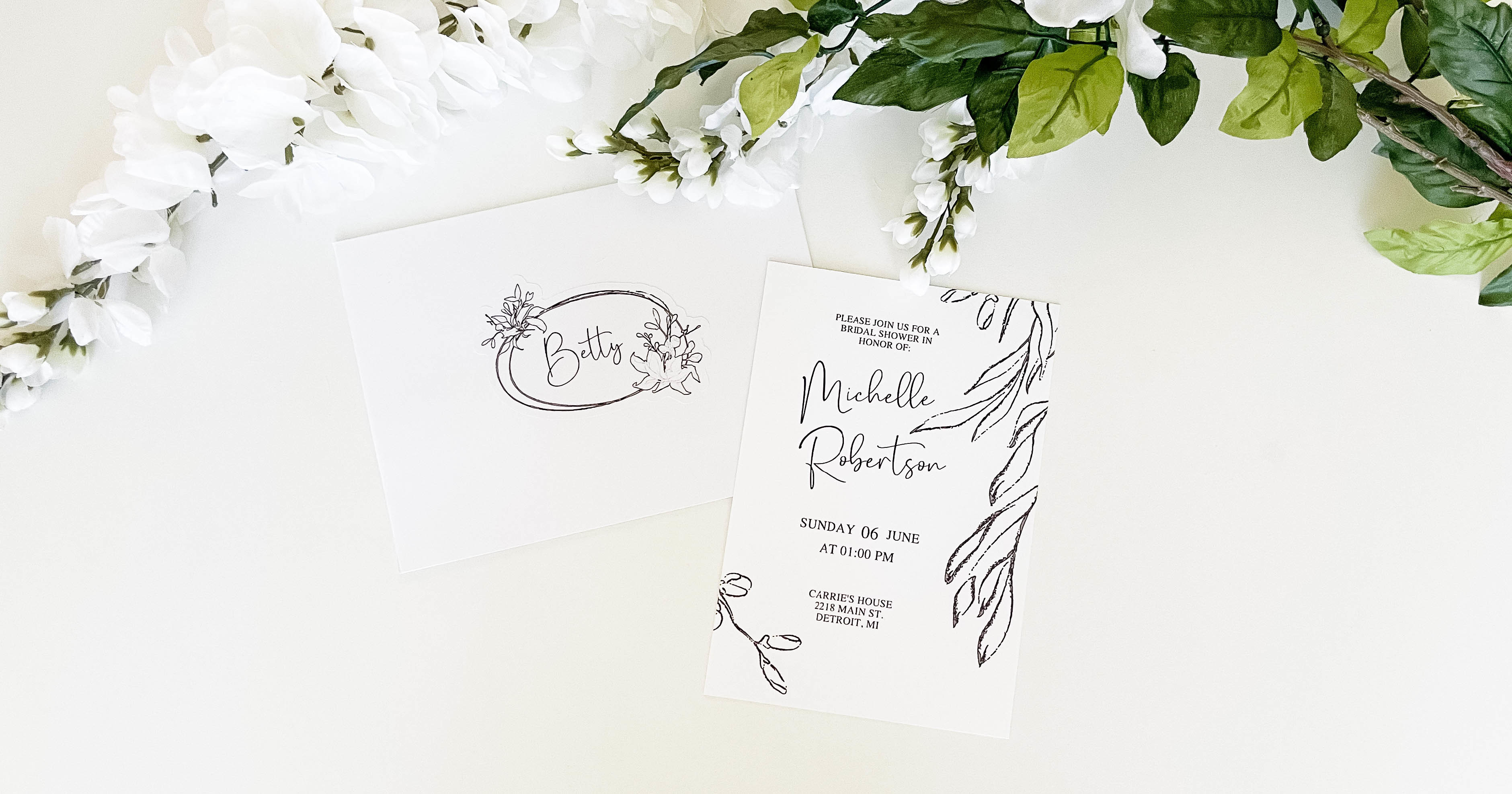 Create Simple and Beautiful Bridal Shower Invitations main article image