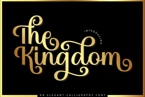 The Kingdom Script & Handwritten Font By Doehantz Studio
