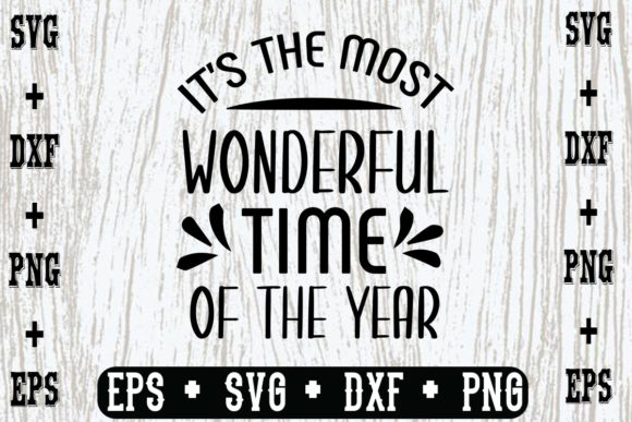 It's the Most Wonderful Time of the Year Gráfico Plantillas de Impresión Por svgbundle