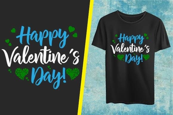 Happy Valentine Day T-Shirt Design Graphic T-shirt Designs By ArtUnique24