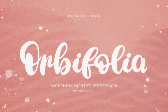Orbifolia Script & Handwritten Font By typealiens
