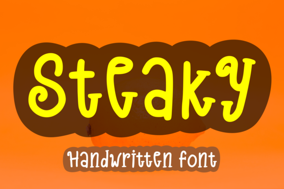 Steaky Font Serif Font Di dilbadil