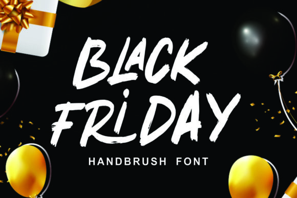 Black Friday Display Font By Mozatype