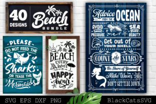 Beach Bundle SVG 40 Designs Graphic Crafts By BlackCatsMedia 3