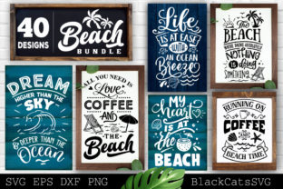 Beach Bundle SVG 40 Designs Graphic Crafts By BlackCatsMedia 7