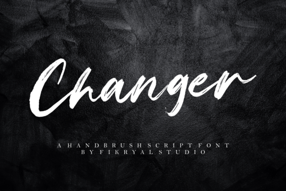 Changer Script & Handwritten Font By Fikryal Studio