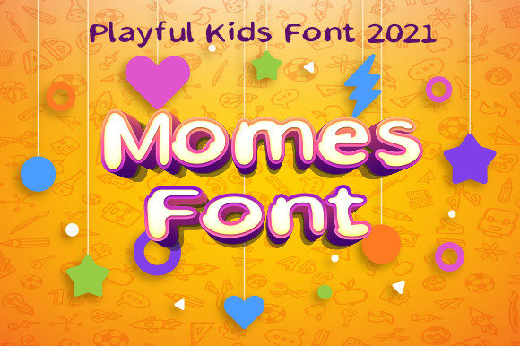 Momes Display Font By Bellart