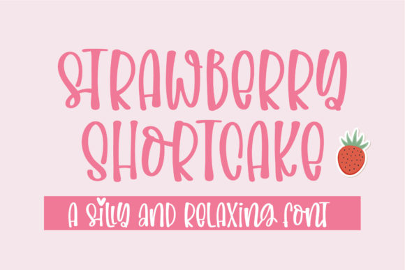 Strawberry Shortcake Font Corsivi Font Di BitongType