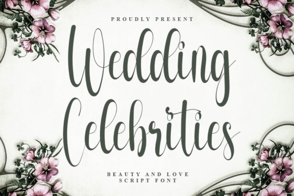 Wedding Celebrities Fontes Script Fonte Por Inermedia STUDIO