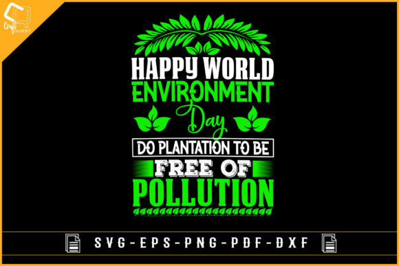 Happy World Environment Day T-shirt Graphic Crafts By Craft Quest