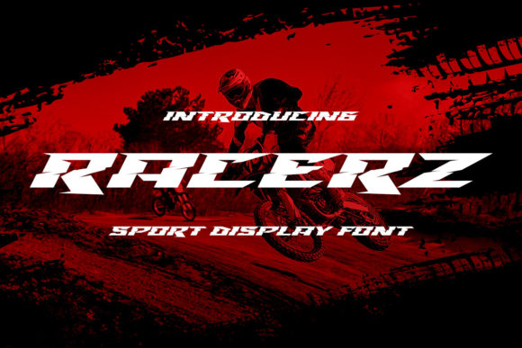Racerz Display Font By almarkhatype