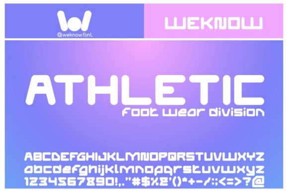 Athletic Display Font By weknow