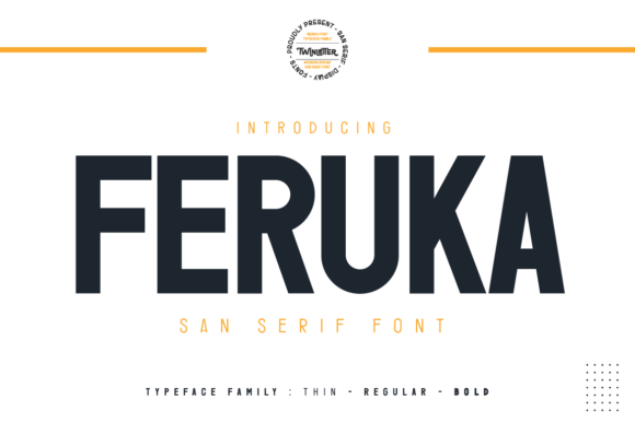 Feruka Sans Serif Font By twinletter