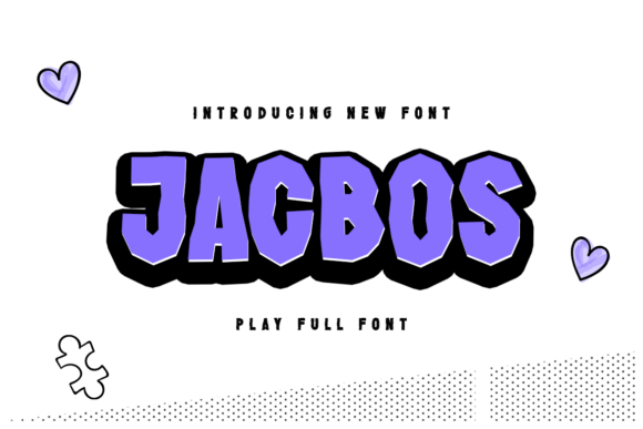 Jacbos Display Font By twinletter