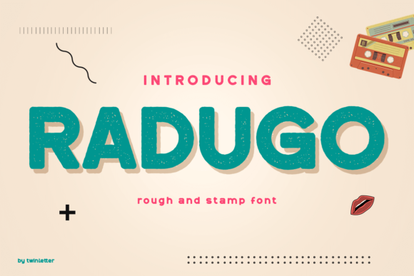 Radugo Display Font By twinletter
