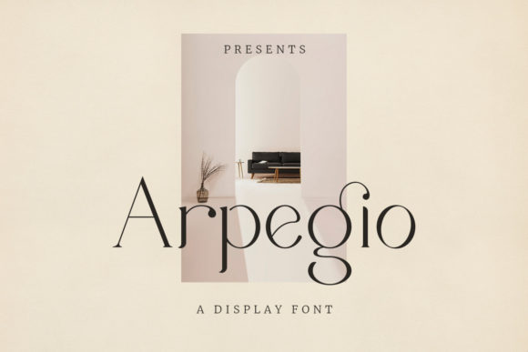 Arpegio Serif Font By Elroy Digital Studio