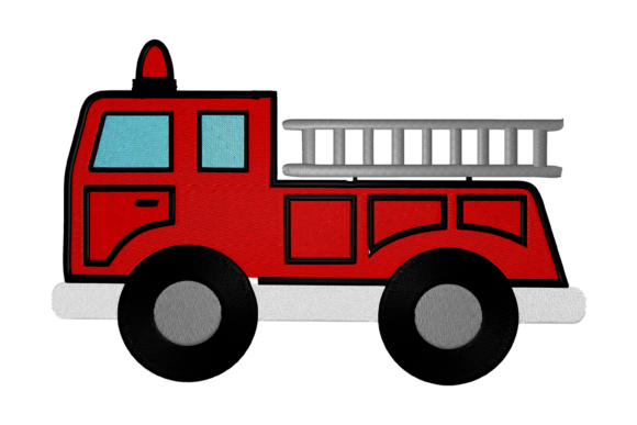 Fire Truck Cities & Villages Embroidery Design By embroidery dp