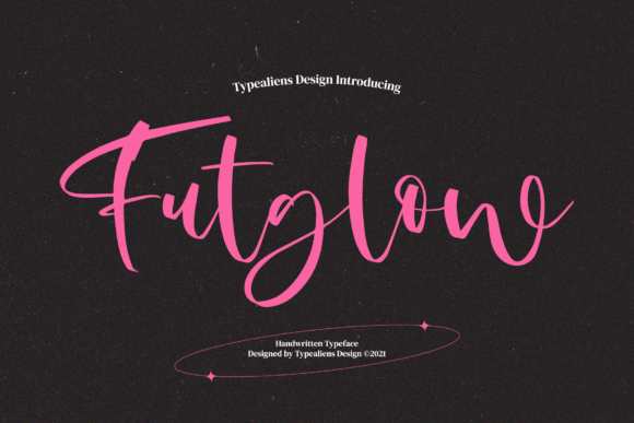 Futglow Script & Handwritten Font By typealiens