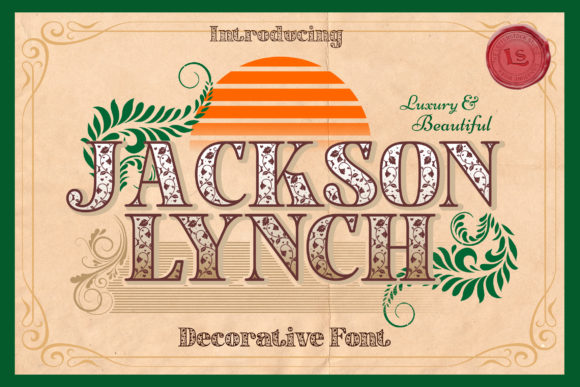 Jacksonlynch Display Font By Gumacreative