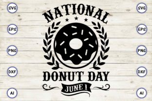 National Donut Day June 1 Graphic Crafts By ArtUnique24 1