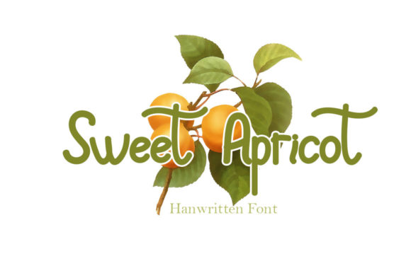 Sweet Apricot Script & Handwritten Font By Roni Studio