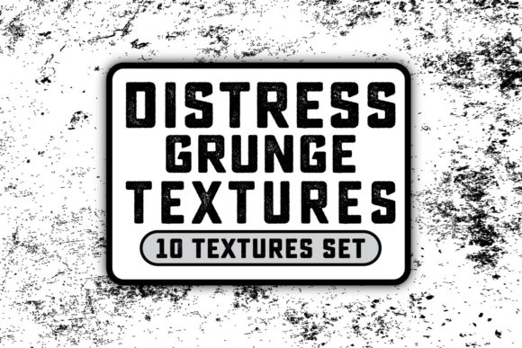 10 Distress Grunge Set Texture Pack Graphic Textures By RODesign