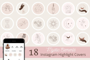 18 Mystic Instagram Highlight Covers Graphic Icons By StudioEburnean 1