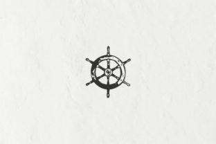 Boat Wheels Vintage Illustration Vector Graphic Illustrations By Raw Materials Design 3