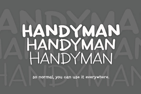 Handyman Script & Handwritten Font By pointsandpicas