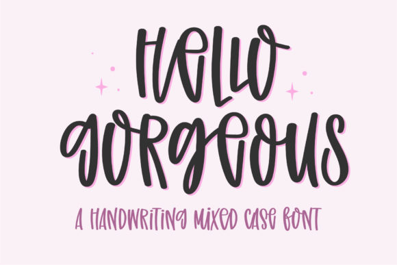 Hello Gorgeous Script & Handwritten Font By BitongType
