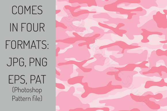 Pink Camo Pattern + PAT File Graphic Patterns By Seamless Source