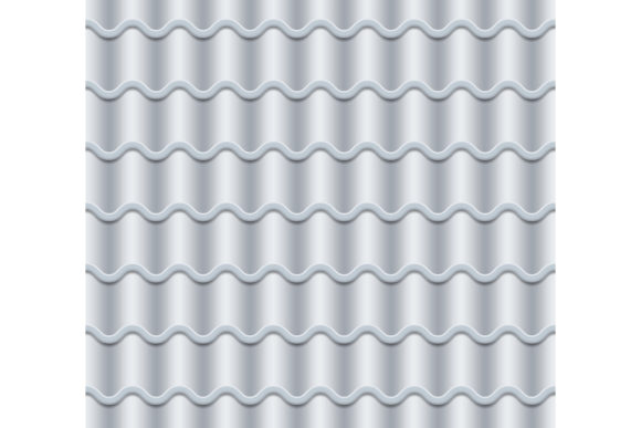 Grey Corrugated Tile Vector. Seamless Graphic Icons By pikepicture