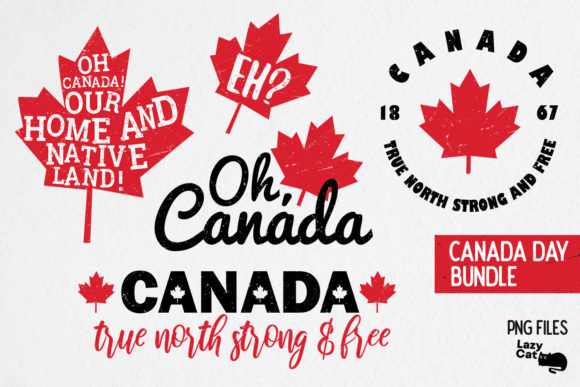 CANADA DAY SUBLIMATION BUNDLE Graphic Crafts By Lazy Cat
