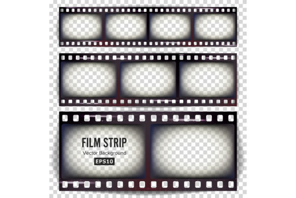 Film Strip Vector Gráfico Iconos Por pikepicture