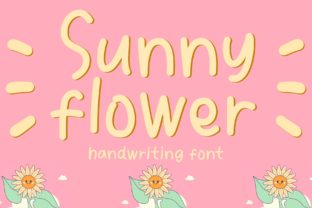Sunny Flower Script & Handwritten Font By Jyllyco 1